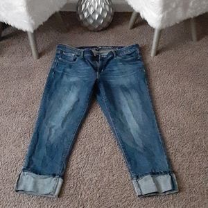 Gap straight cuff crop jeans